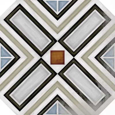 Vives Vodevil Octogon Ritter Multi. 20x20