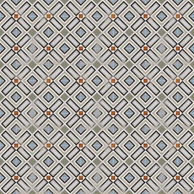 Vives Vodevil Octogon Ritter Multi. 20x20