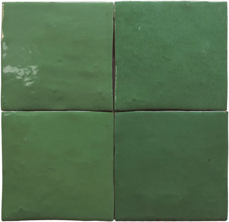 Cevica Zelij Verde Botella 10x10