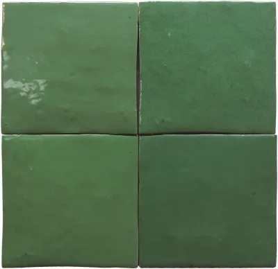 Cevica Zelij Verde Botella 10x10