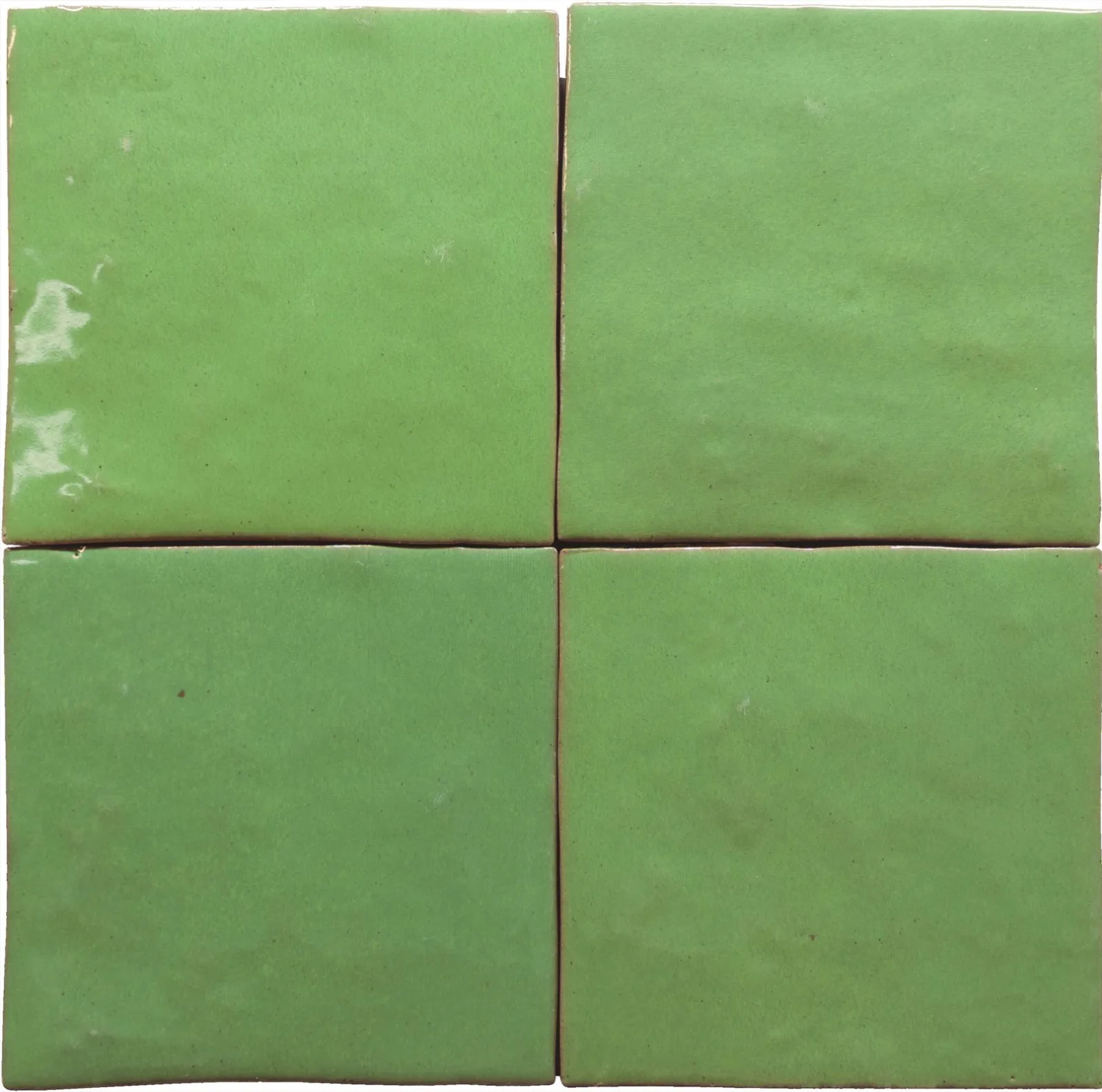 Cevica Zelij Verde Hierba 10x10