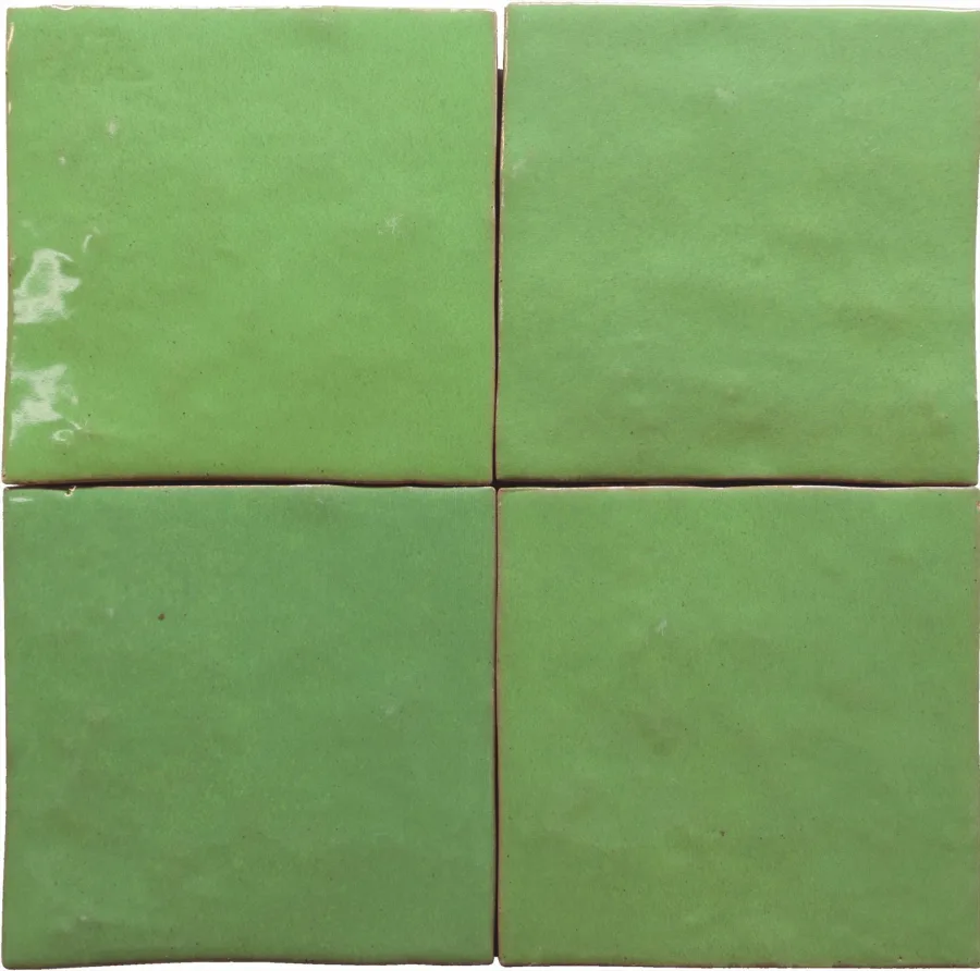 Cevica Zelij Verde Hierba 10x10