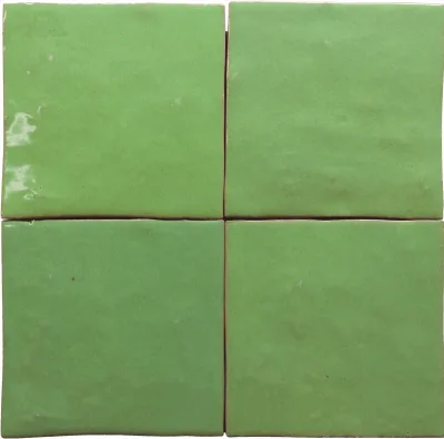 Cevica Zelij Verde Hierba 10x10