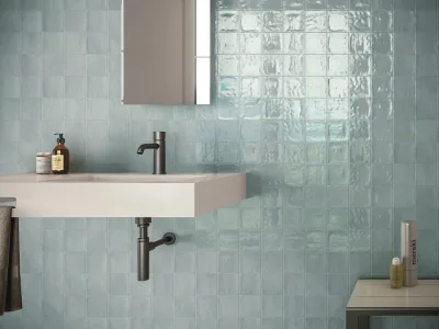 Cifre Zellige Classique Aqua 10x10