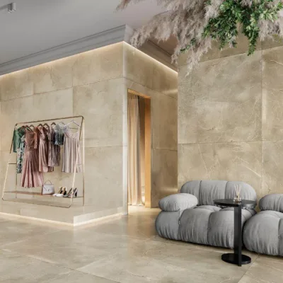 Bojules Pangea Beige mat 120x120