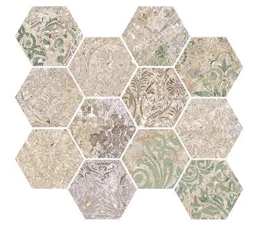 Aparici Bohemian Blend Natmos Hexagonal 28x30