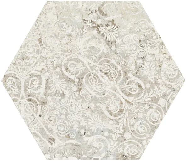 Aparici Carpet Sand Hexagon Mat 25x29
