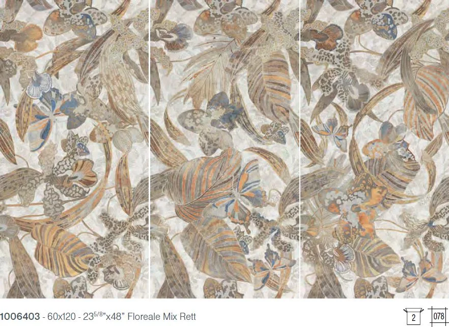 Isla Terracruda Floreale Mix 60x120