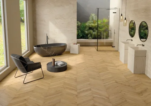Provenza Revival Chevron Biondo 11x54