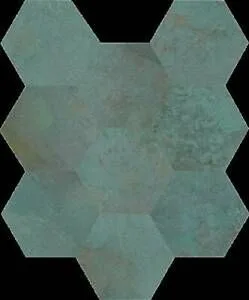 Caesar Alchemy Mint 3D Hexagon 28x34