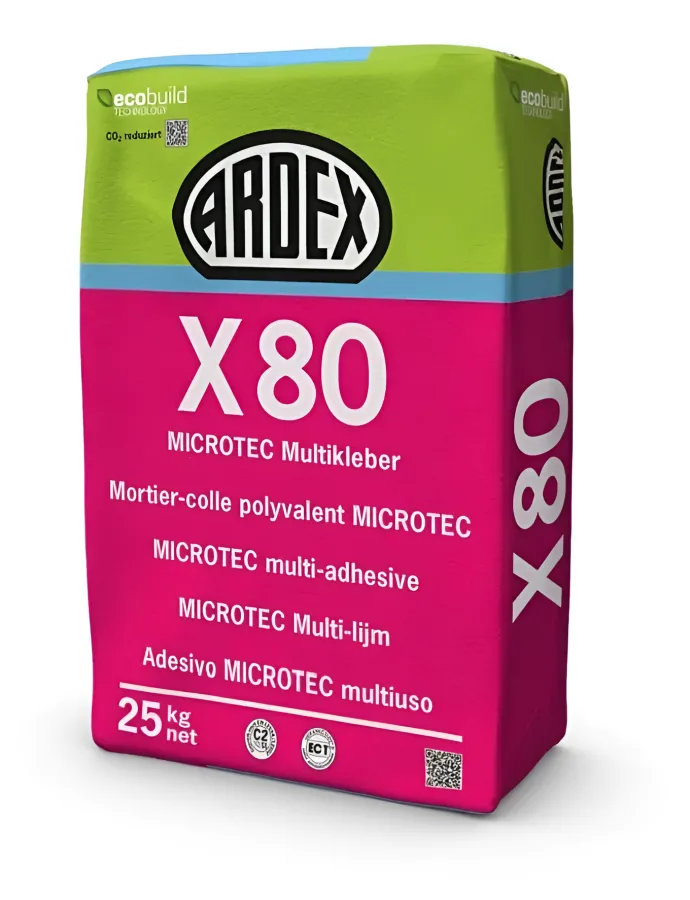 Ardex 25 kg X-80 microtec lijm