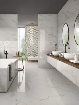 Panaria Trilogy Moon Beige Mosaic Glans 29x29
