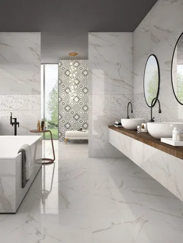 Panaria Trilogy Onyx Light Glans 60x60