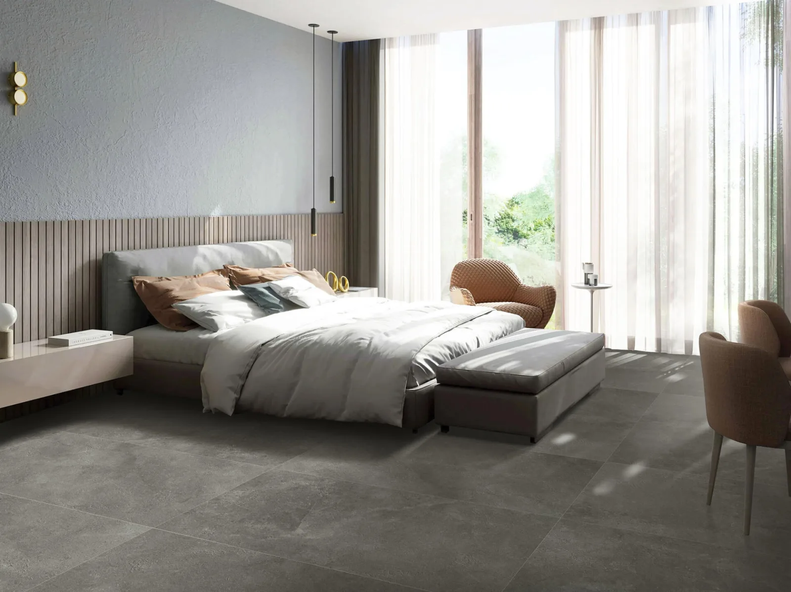 Bojules Liberty Antraciet mat 60x120