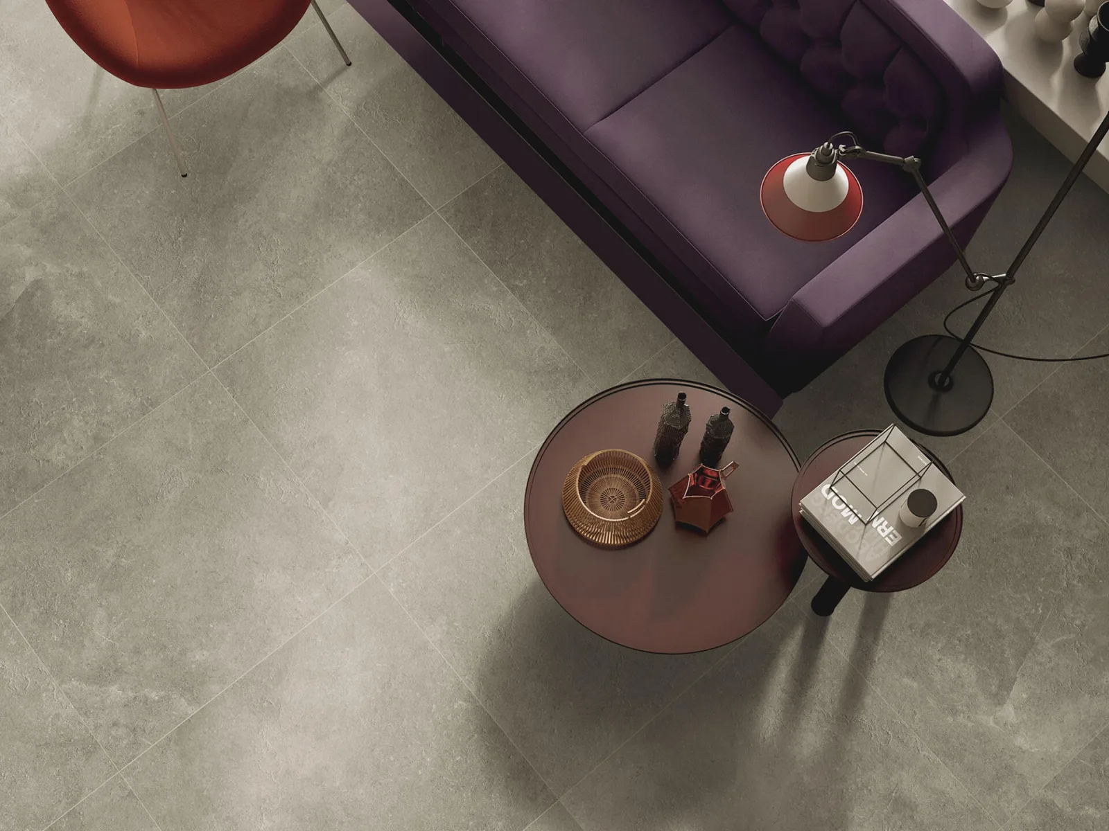 Bojules Liberty Grijs mat 60x60