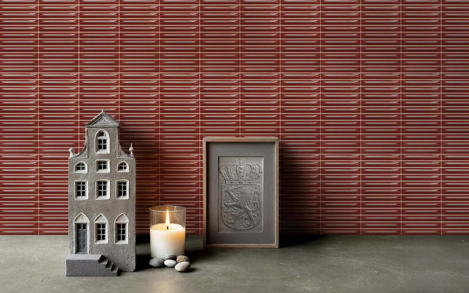 La Cueva Dutch Colors Rood glans 20x20