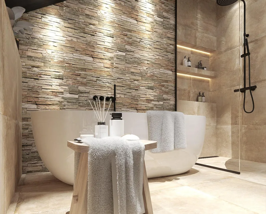 La Cueva Dutch Stone Beige mat 70x70