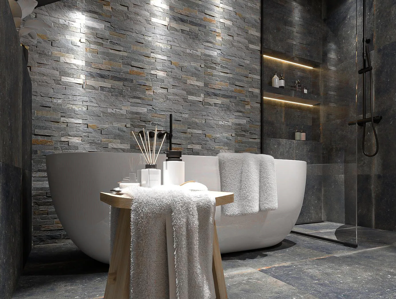 La Cueva Dutch Stone Zwart mat 60x60