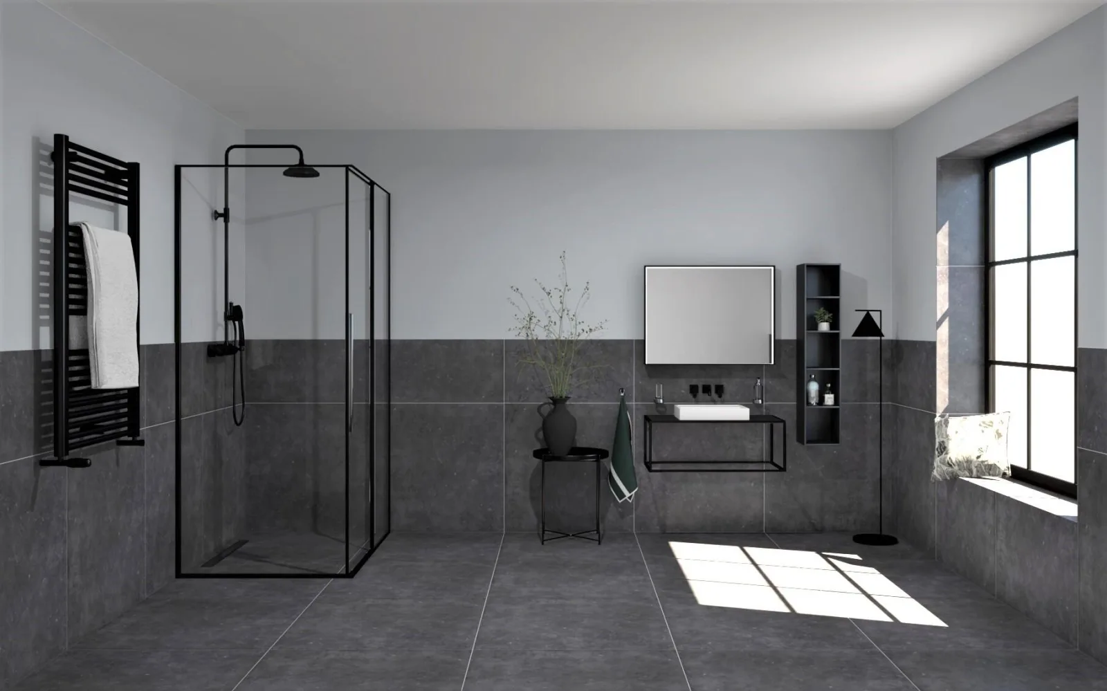 La Cueva Dutch Stone Antraciet mat 80x80