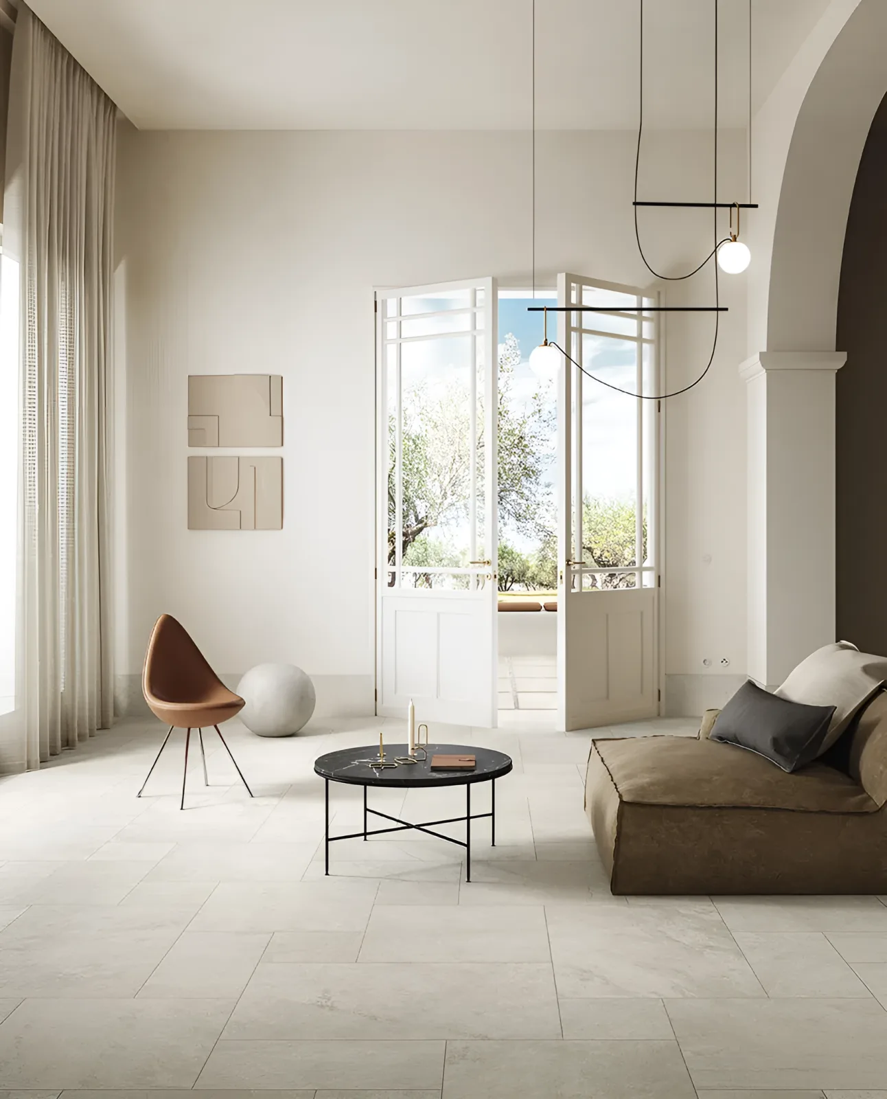 Del Conca Lavaredo Wit mat 60x60