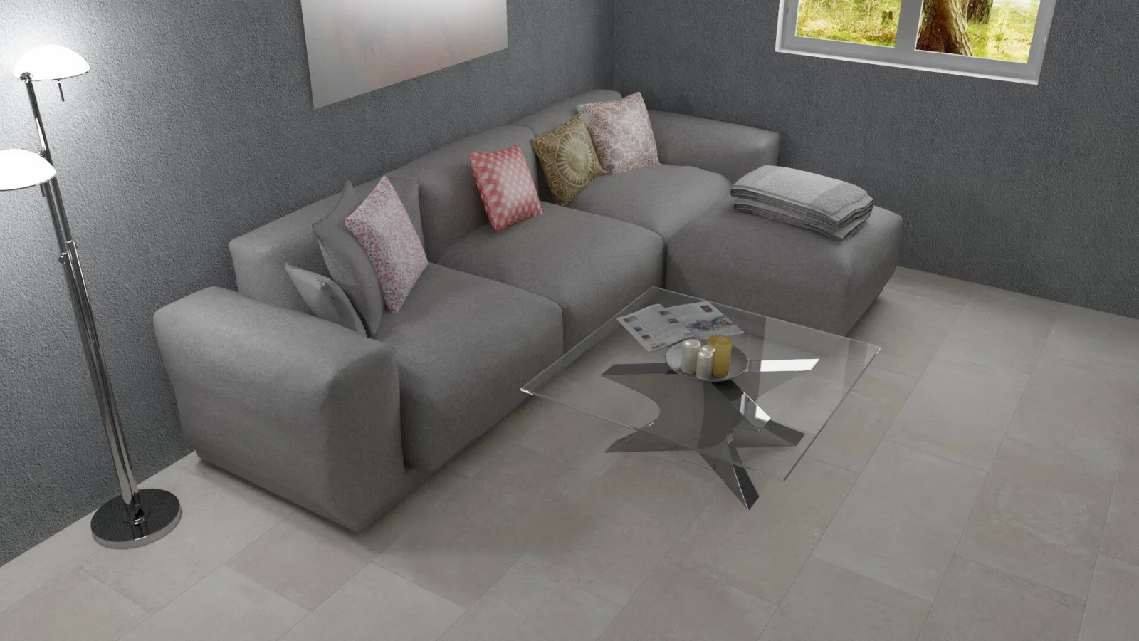 Flaviker Backstage Beige mat 40x80