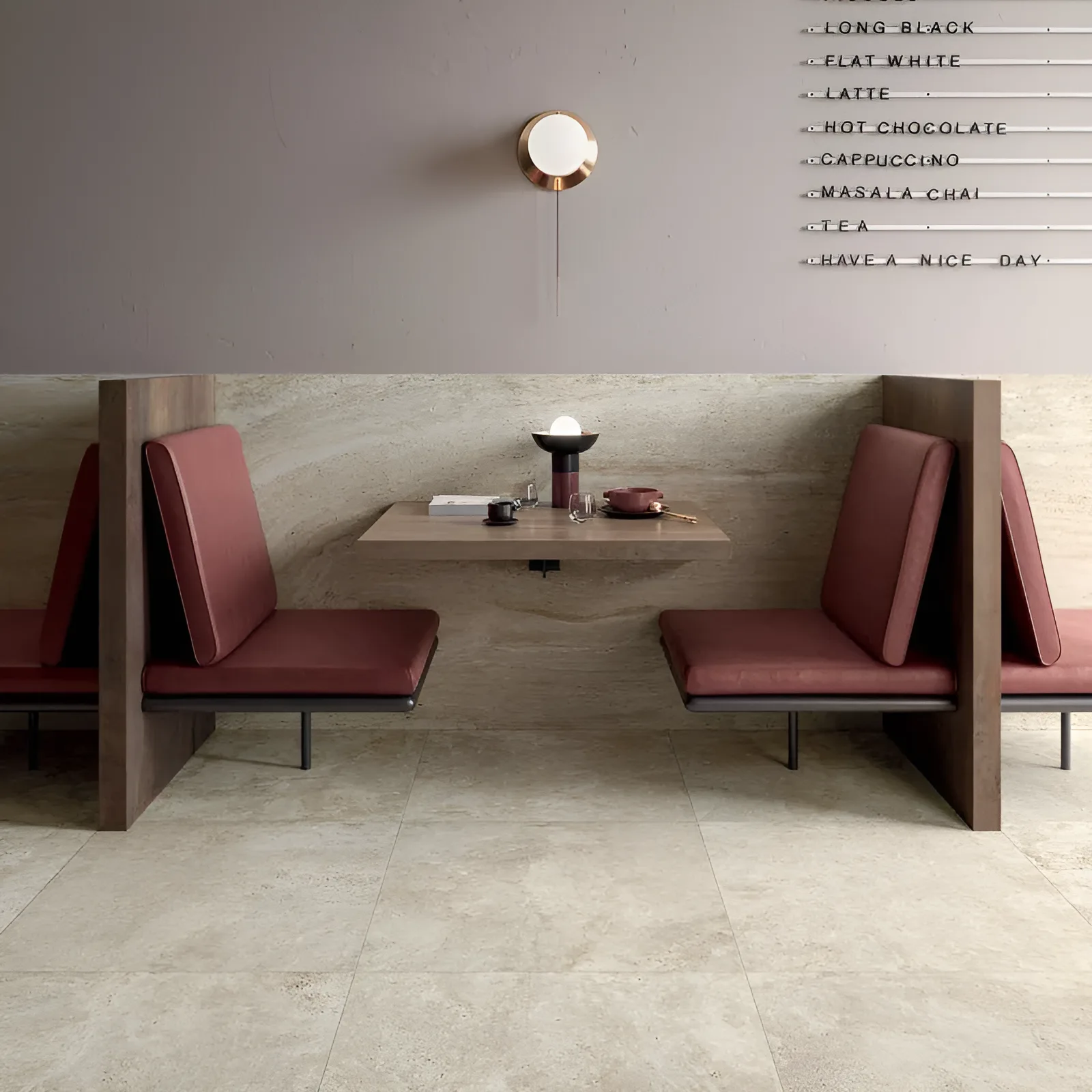 Flaviker Navona Bruin mat 80x80