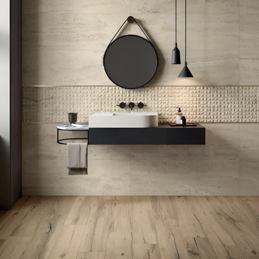 Flaviker Navona Bruin mat 30x30