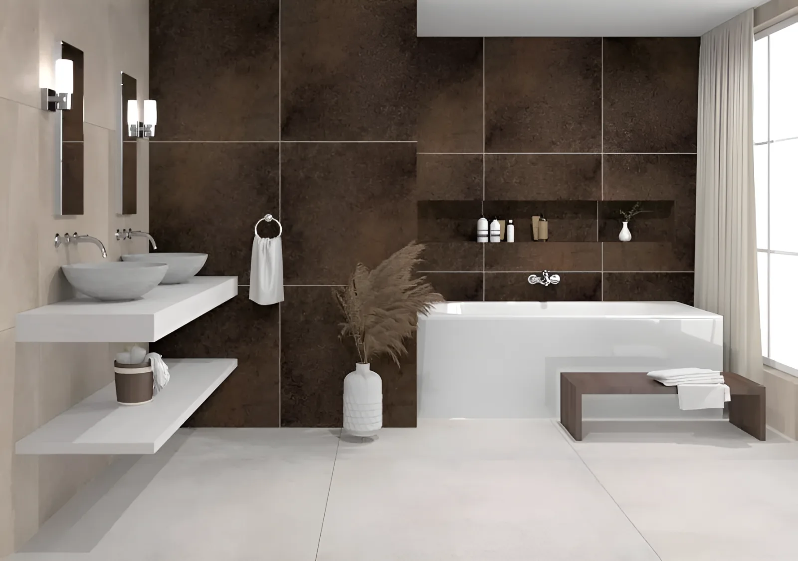 Fondovalle Planeto Zwart mat 80x80