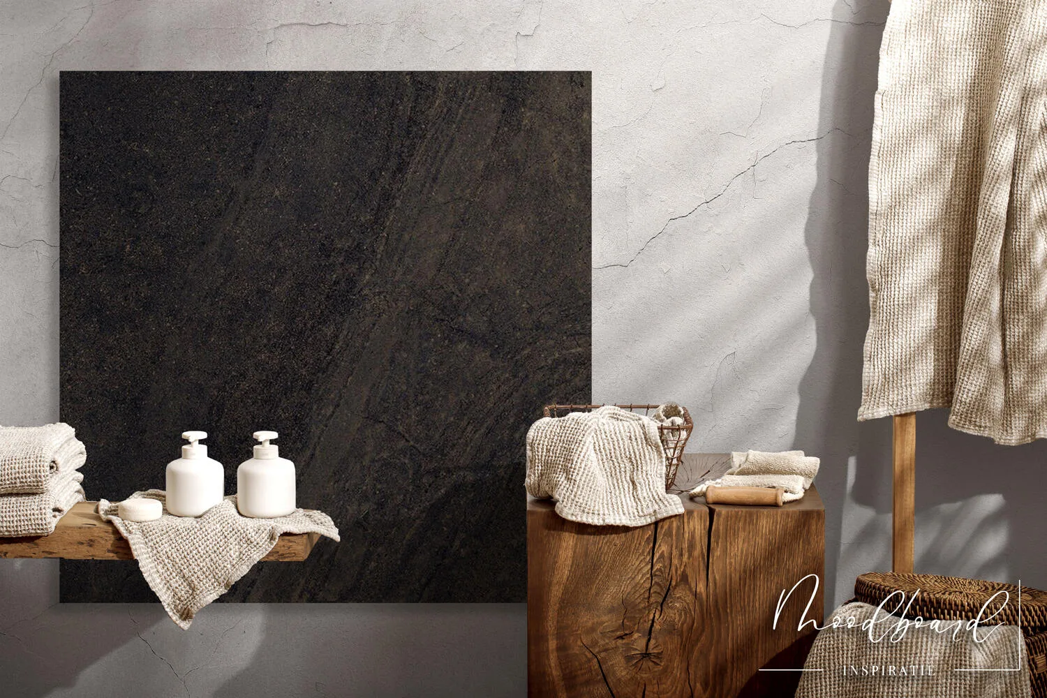 Fondovalle Planeto Zwart mat 60x60