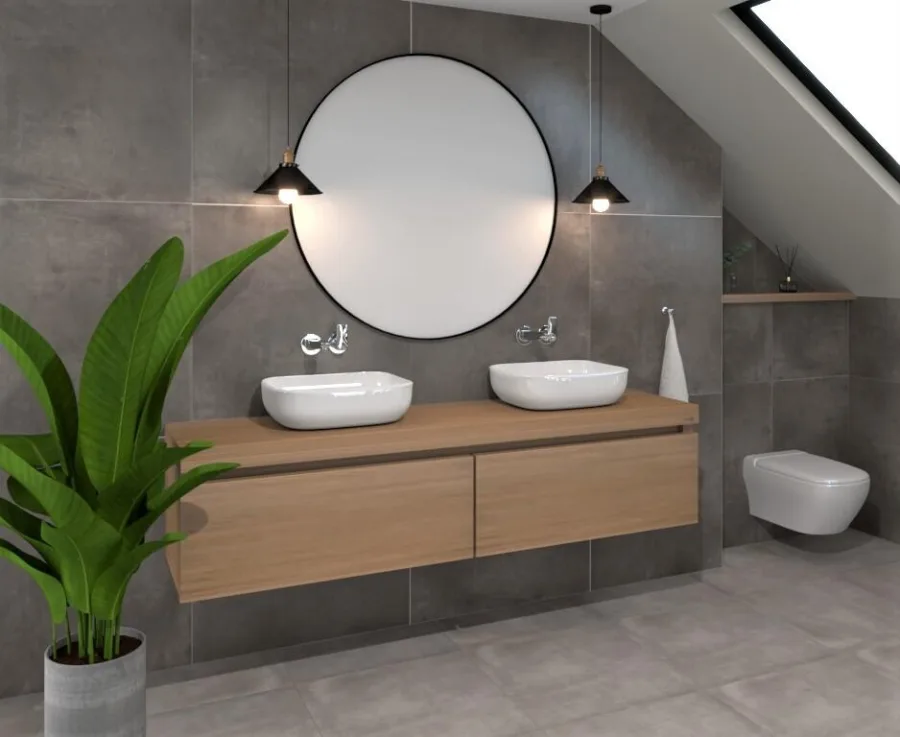 Fondovalle Portland Antraciet mat 80x80 (FONPORTABOR)