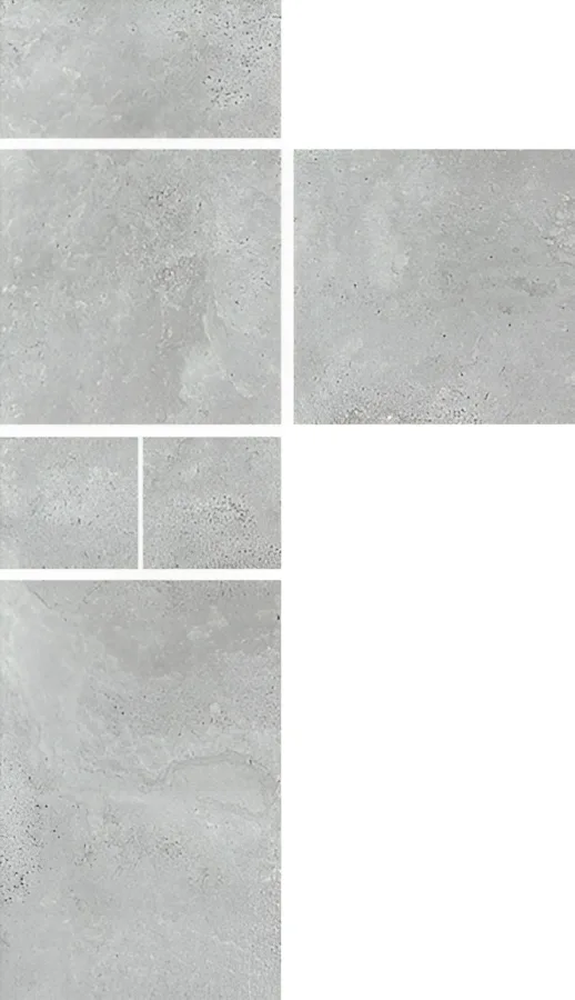 Fondovalle Royal Travertino Grijs decorset 0,76 m²