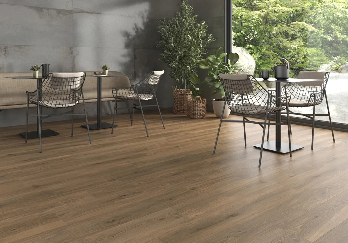 Geo Tiles Haru Bruin mat 20x120
