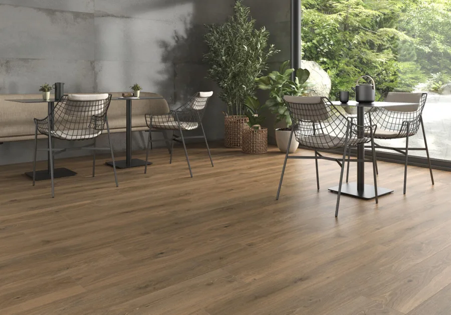 Geo Tiles Haru Bruin mat 20x120
