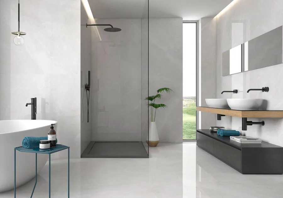 Geo Tiles Magda Wit glans 60x120