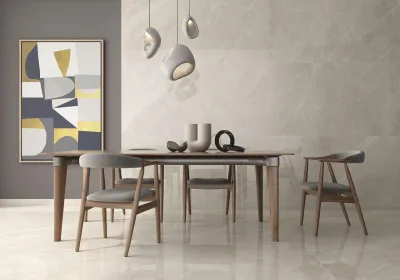 Geo Tiles Magda Grijs glans 60x120