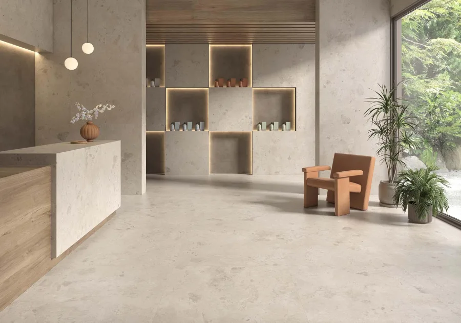 Geo Tiles Stratos Breccia Grijs mat 100x100