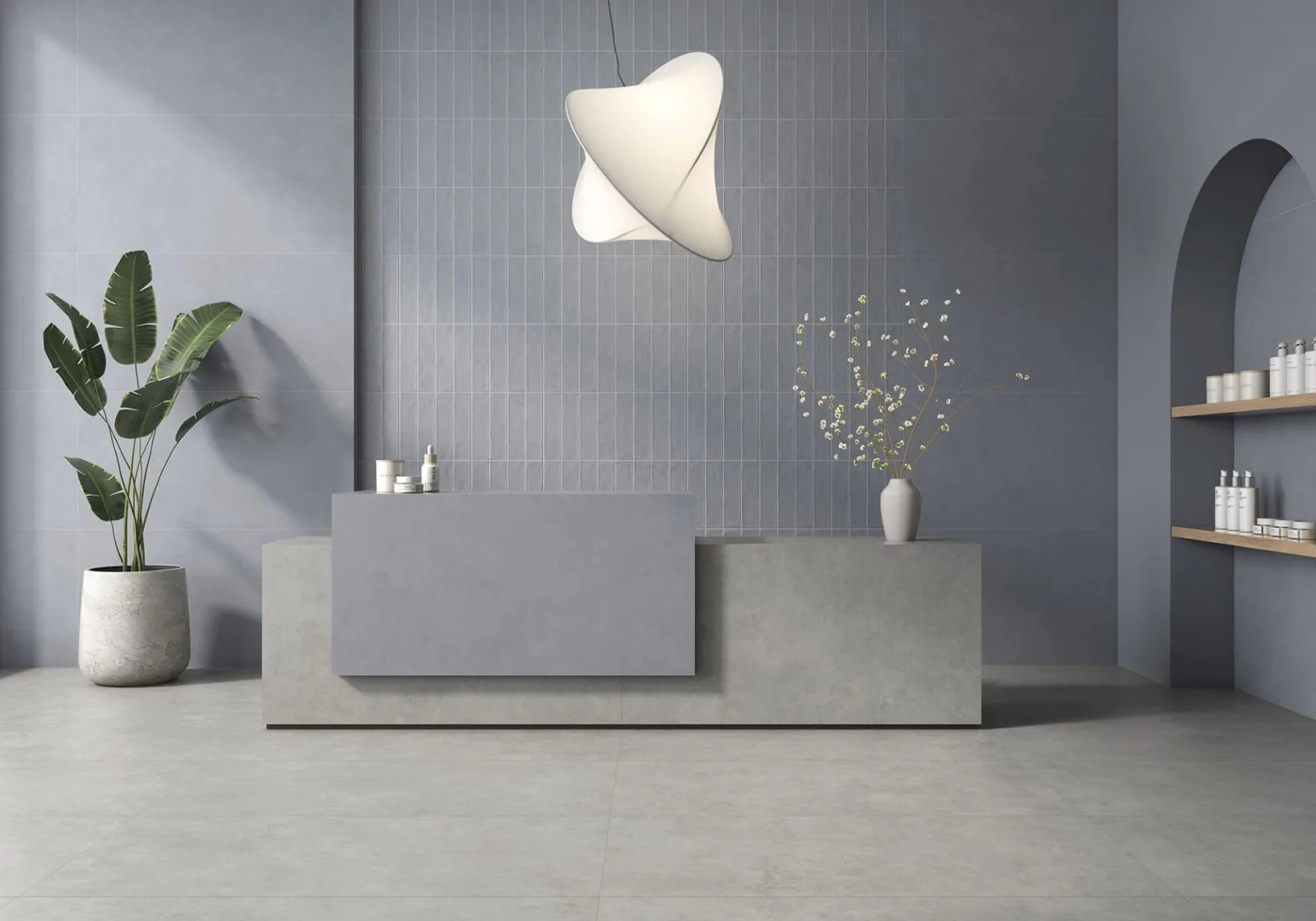 Geo Tiles Zero Grijs mat 60x120