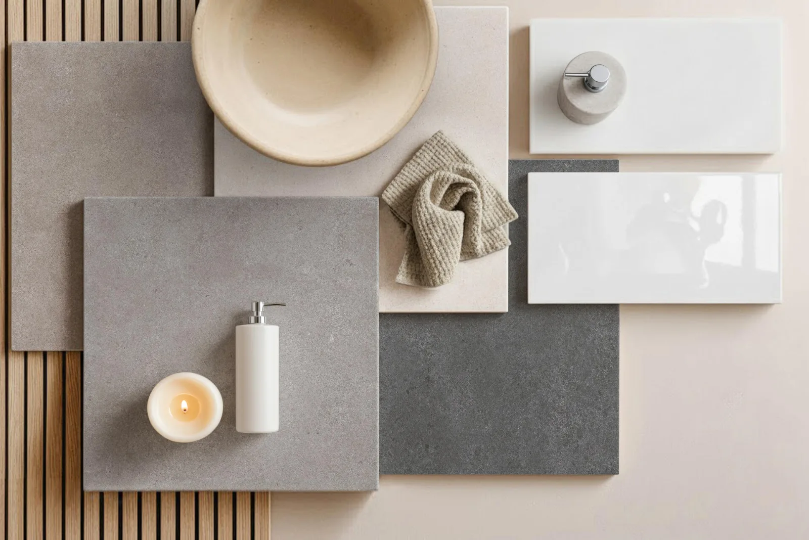 Grandeur Solid Beige mat 33x33