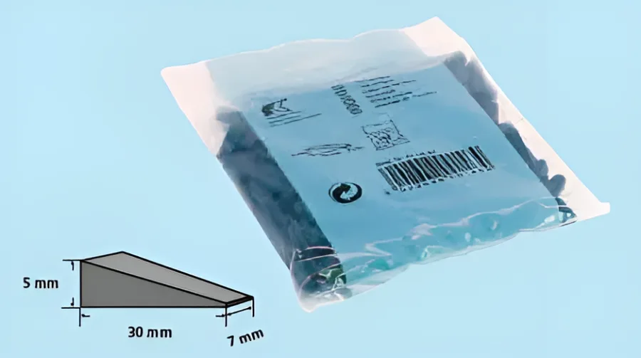 Zk kegjes pvc zwart 250ST