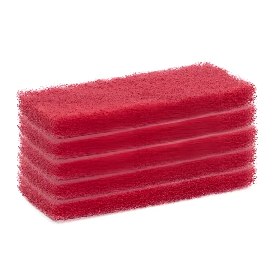 Moller Set (5ST) schrobpad rood