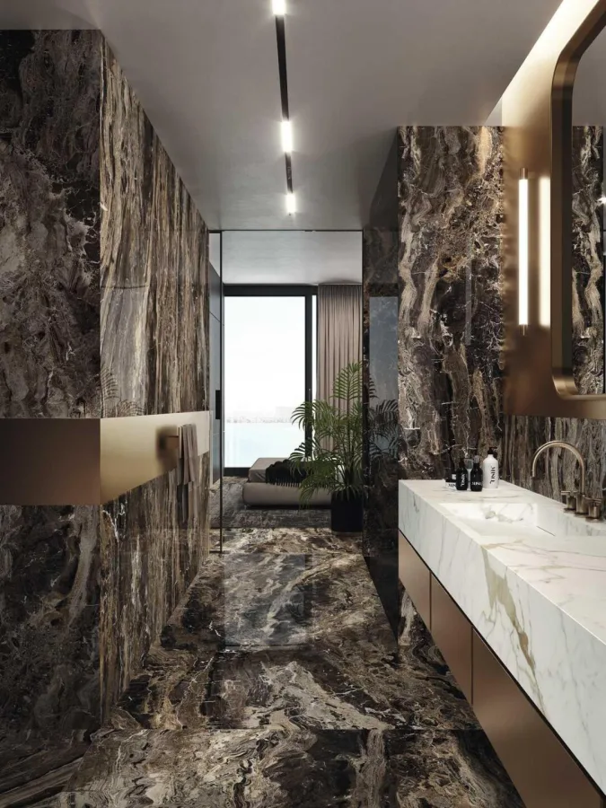 Marazzi italie Grandemarble Bruin glans 120x278 (MRZM71E)