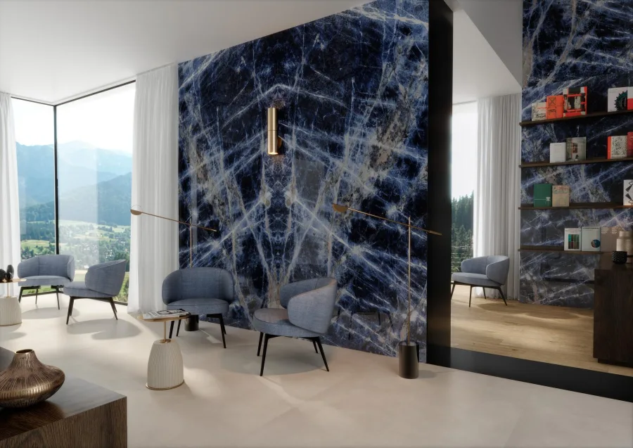 Marazzi italie Grandemarble Blauw glans 160x320 (MRZM9CD)