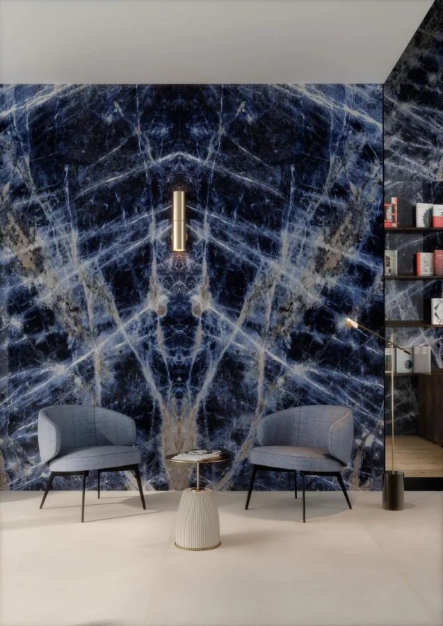 Marazzi italie Grandemarble Blauw glans 160x320 (MRZM9CE)