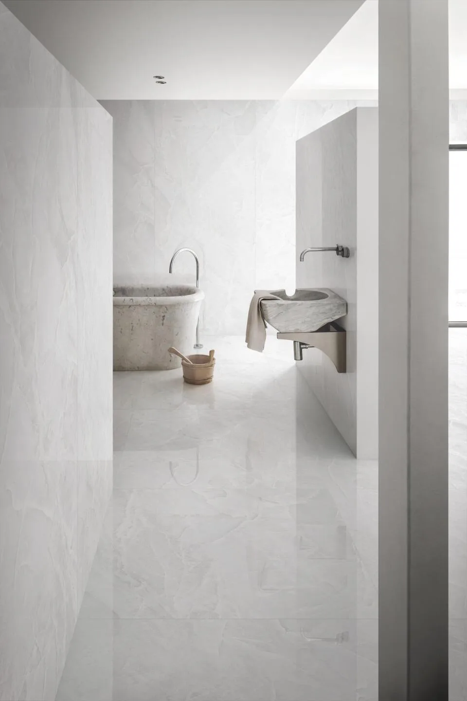 Marazzi italie Grandemarble Wit glans 120x120