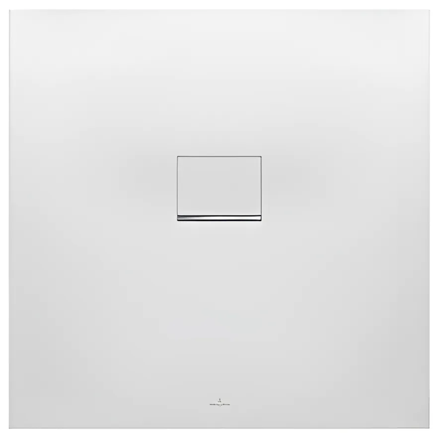 Sanitair D.vloer squ.in 100x100 wit v&b