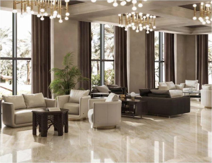 Rak Breccia Beige glans 60x120