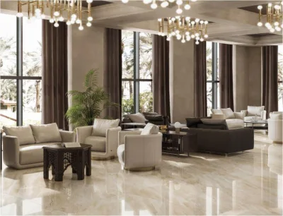 Rak Breccia Beige glans 60x120