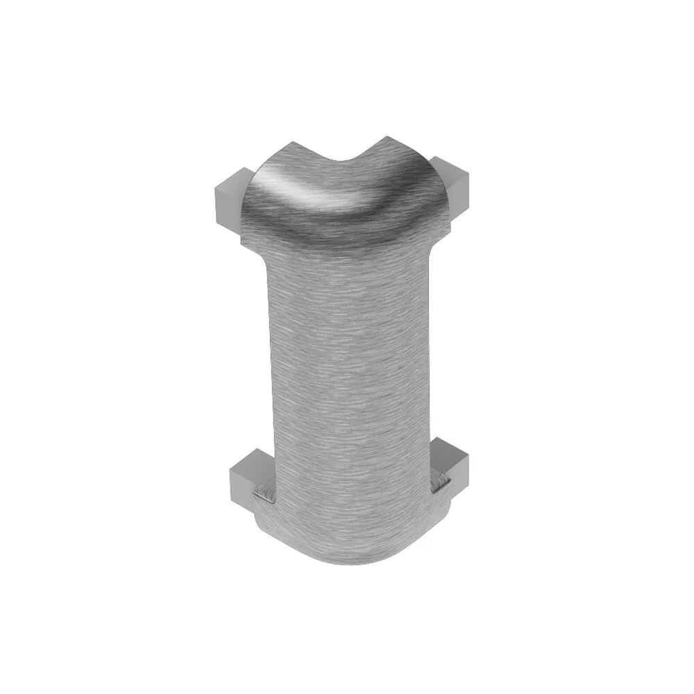 Schlueter RONDEC-STEP-CT buitenhoek 90 gr. alu chroom geborsteld H=10mm