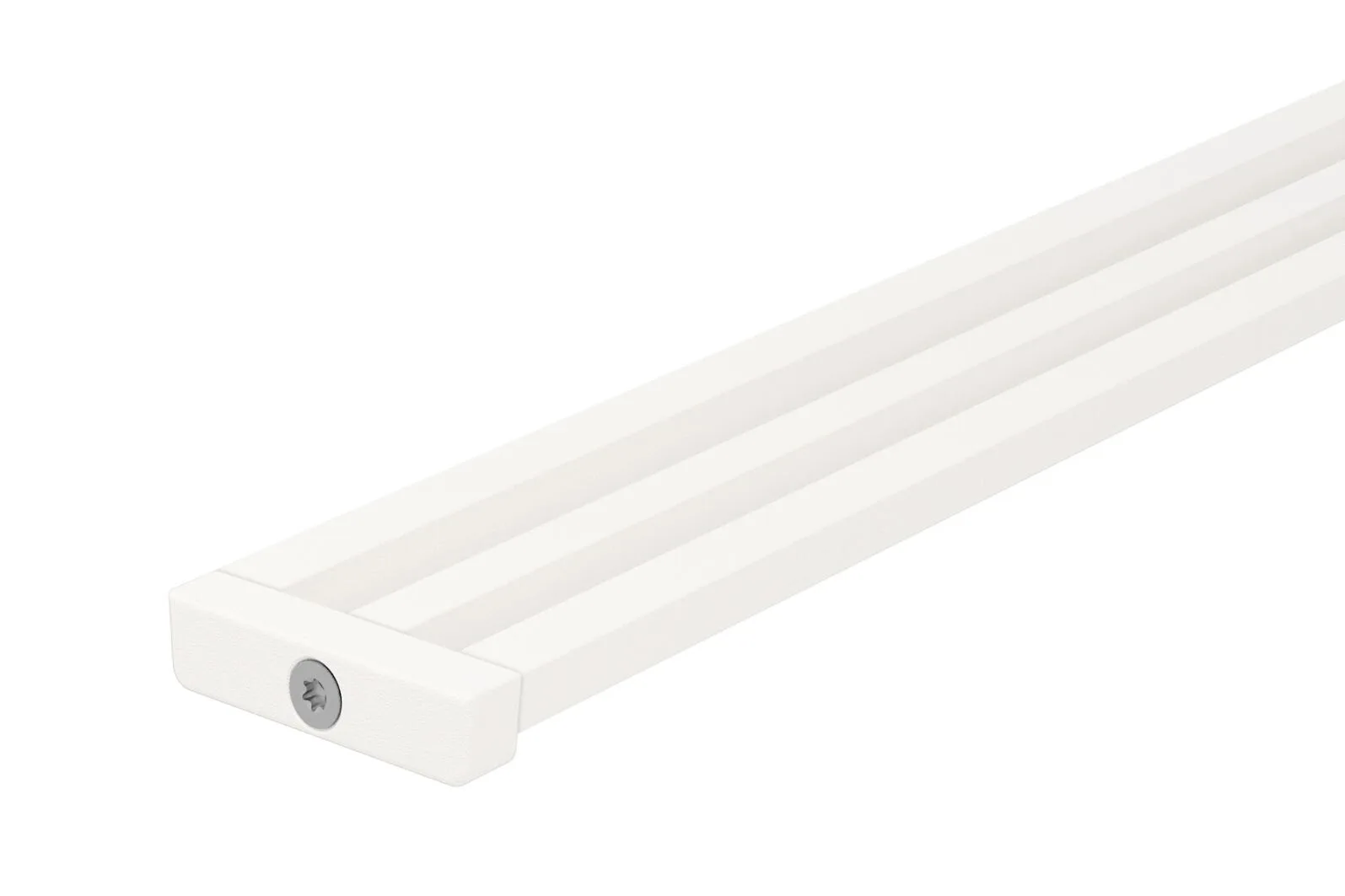 Schlueter KERDI-LINE-VARIO hol afwateringsprofiel alu met kleurcoating zuiver wit mat MBW D10 Wave 42 L=1800mm