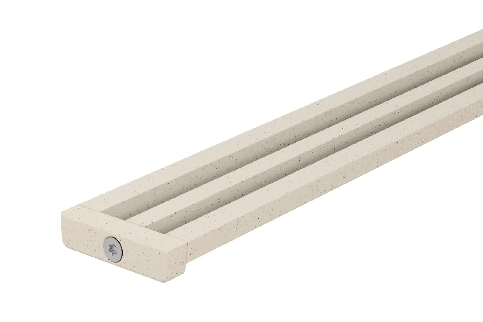 Schlueter KERDI-LINE-VARIO hol afwateringsprofiel alu structuur-gecoat ivoor TSI D10 Wave 42 L=1200mm